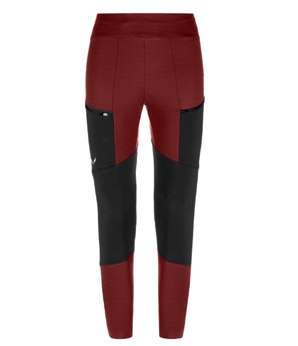 Salewa legíny Puez Dry Resp W Cargo Tights syrah Velikost: 34