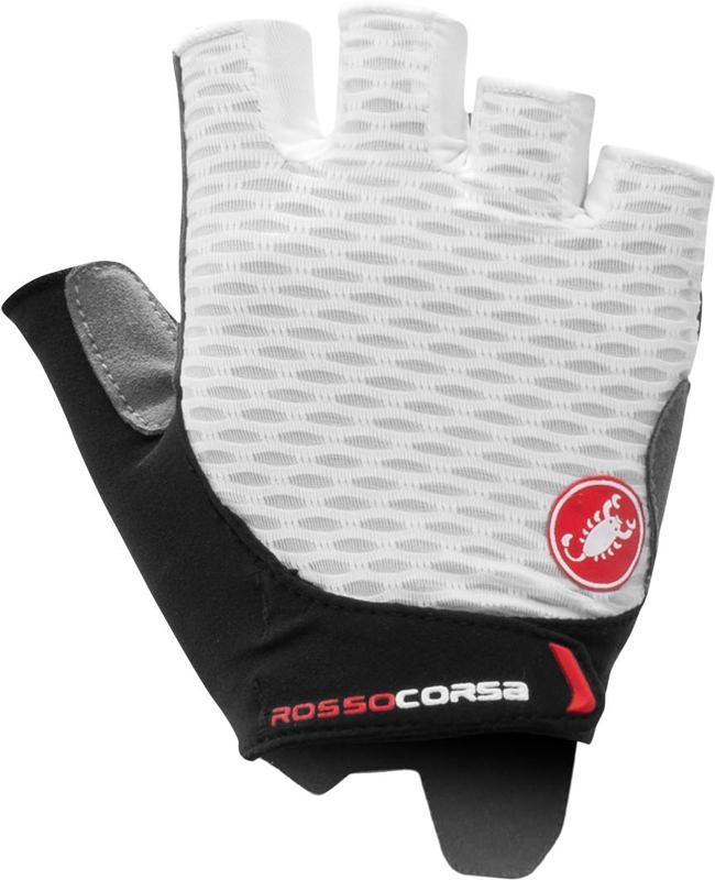 Castelli rukavice Rosso Corsa 2 white Velikost: L