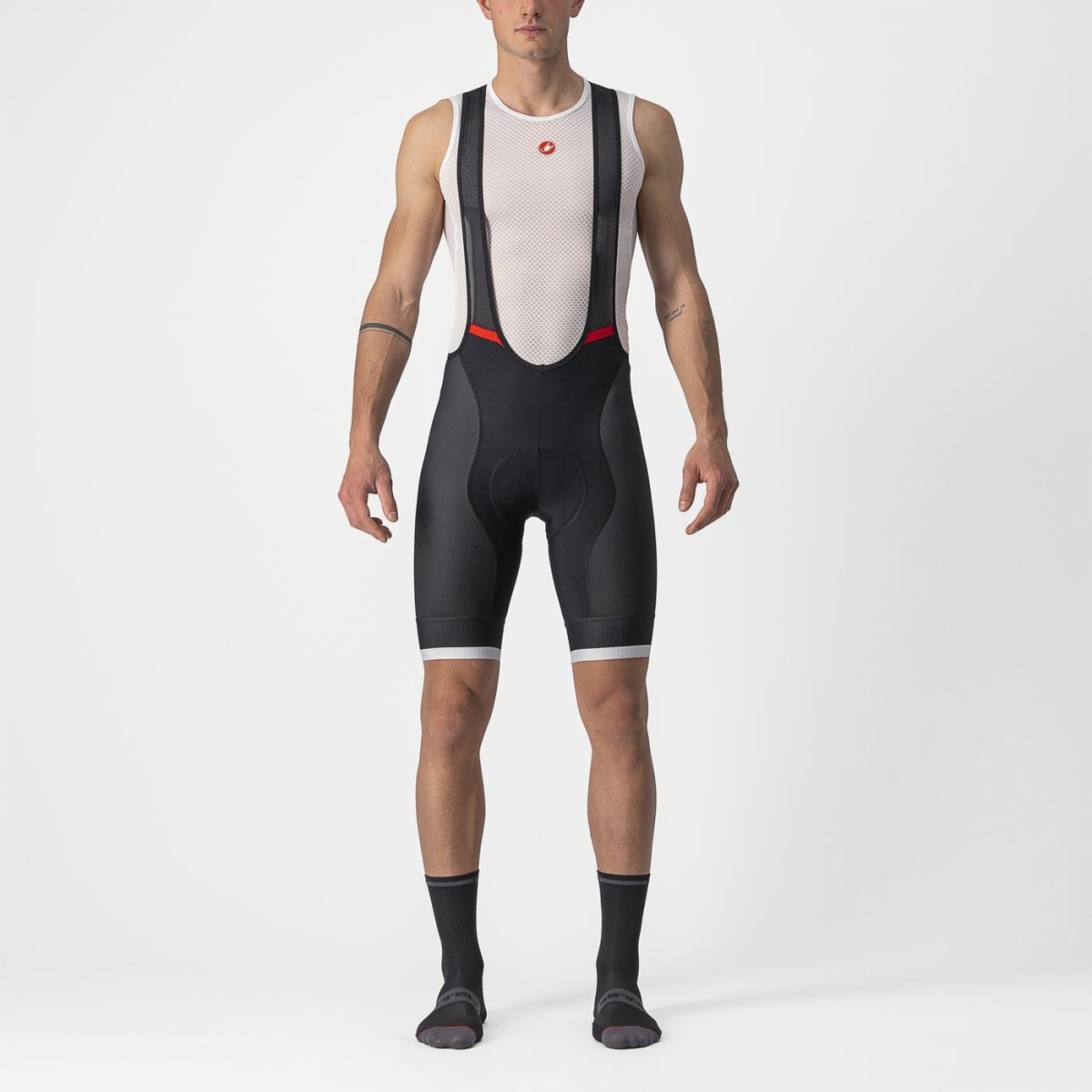 Castelli šortky Competizione Kit Bibshort black grey Velikost: L