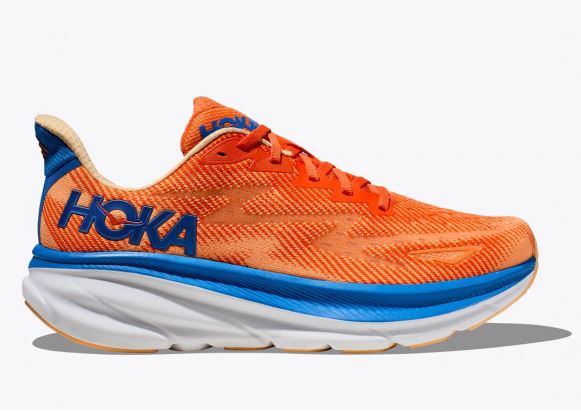 Hoka One One obuv Clifton 9 Wide vibrant orange Velikost: 12