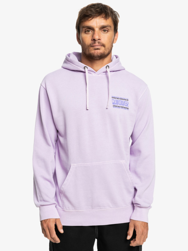 Quiksilver mikina Neon Slab Hood pastel lilac Velikost: XXL