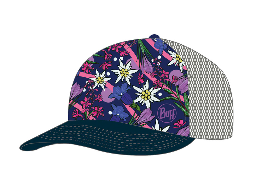 Buff kšiltovka Trucker Cap Flowers Velikost: UNI