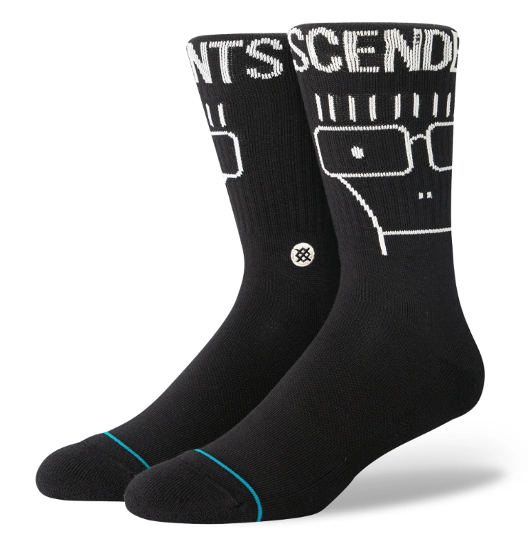 Levně Stance ponožky Descendents Crew washed black