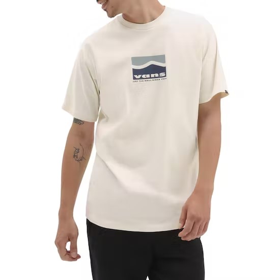 Vans tričko Center Sidestripe Ss Tee antique white Velikost: S