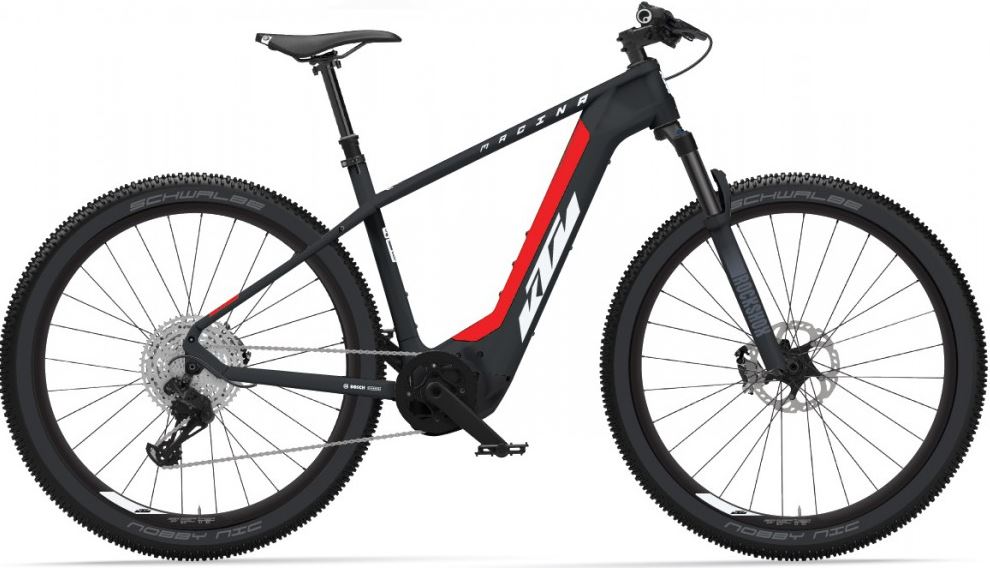 Levně KTM bicykel Macina E.MOUNTAIN 29 PRO black red 2023