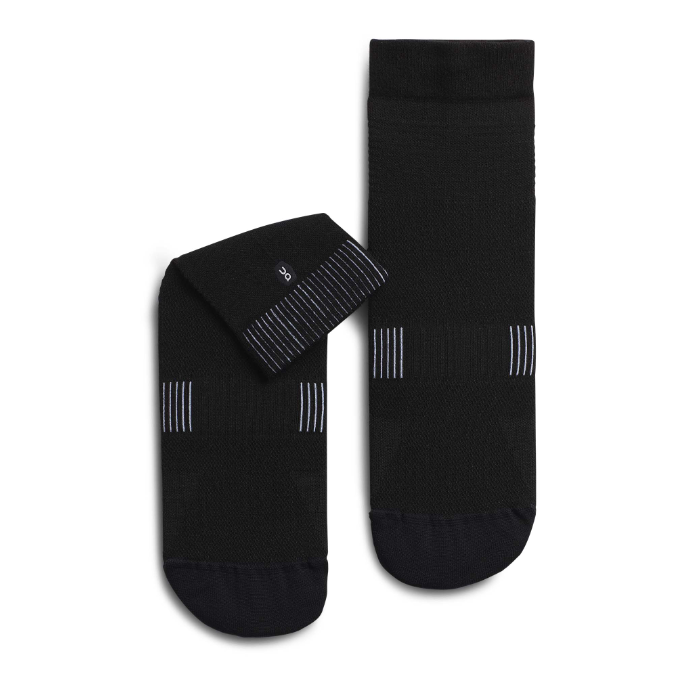 On ponožky Ultralight Mid Sock black white Velikost: 48-49