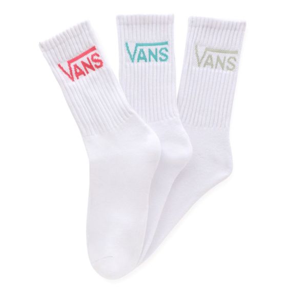 Vans ponožky Wm Classic Crew Wmns 6.5-10 3pk lint Velikost: UNI