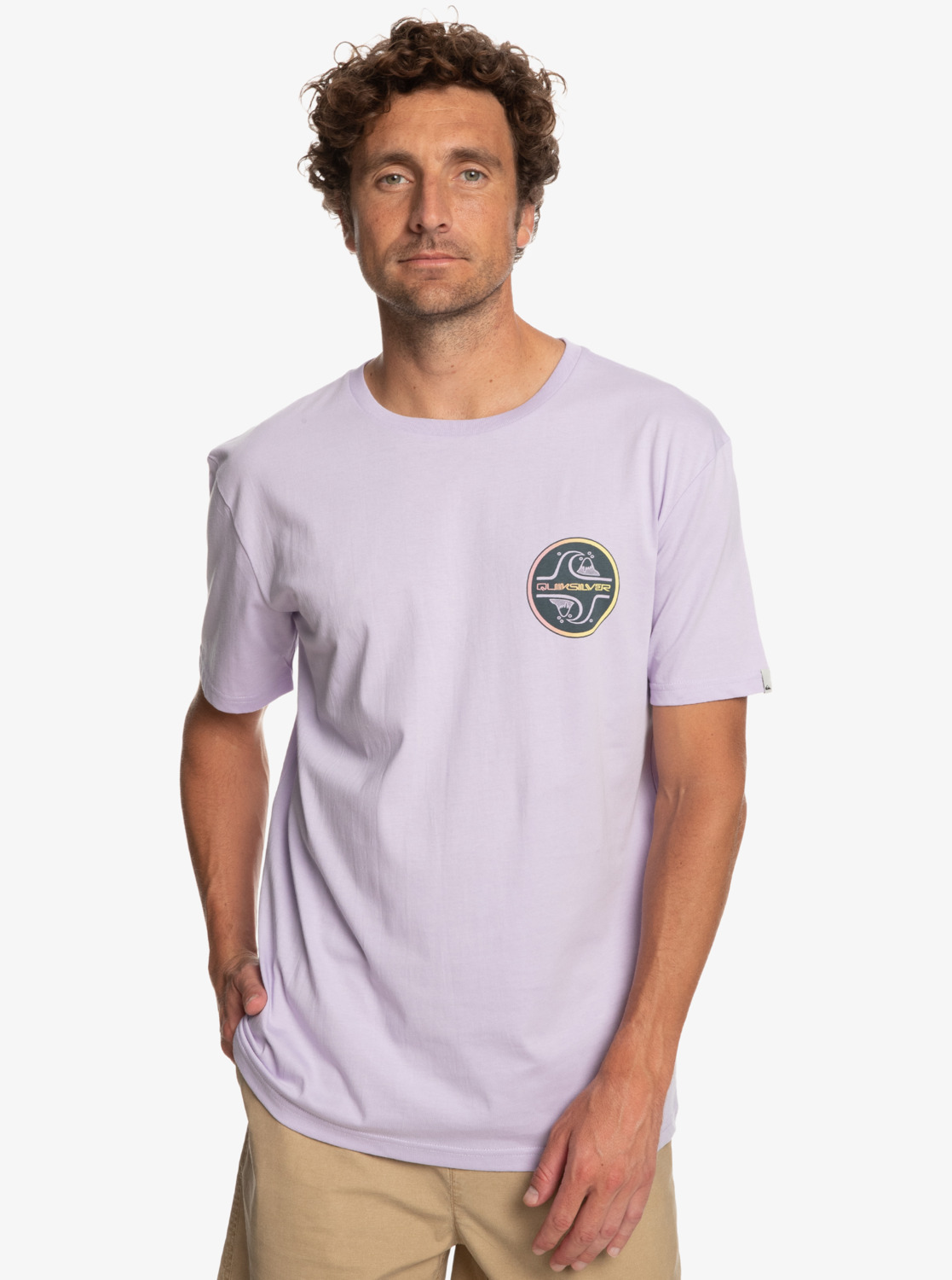 Quiksilver tričko Core Bubble Ss pastel lilac Velikost: XXL
