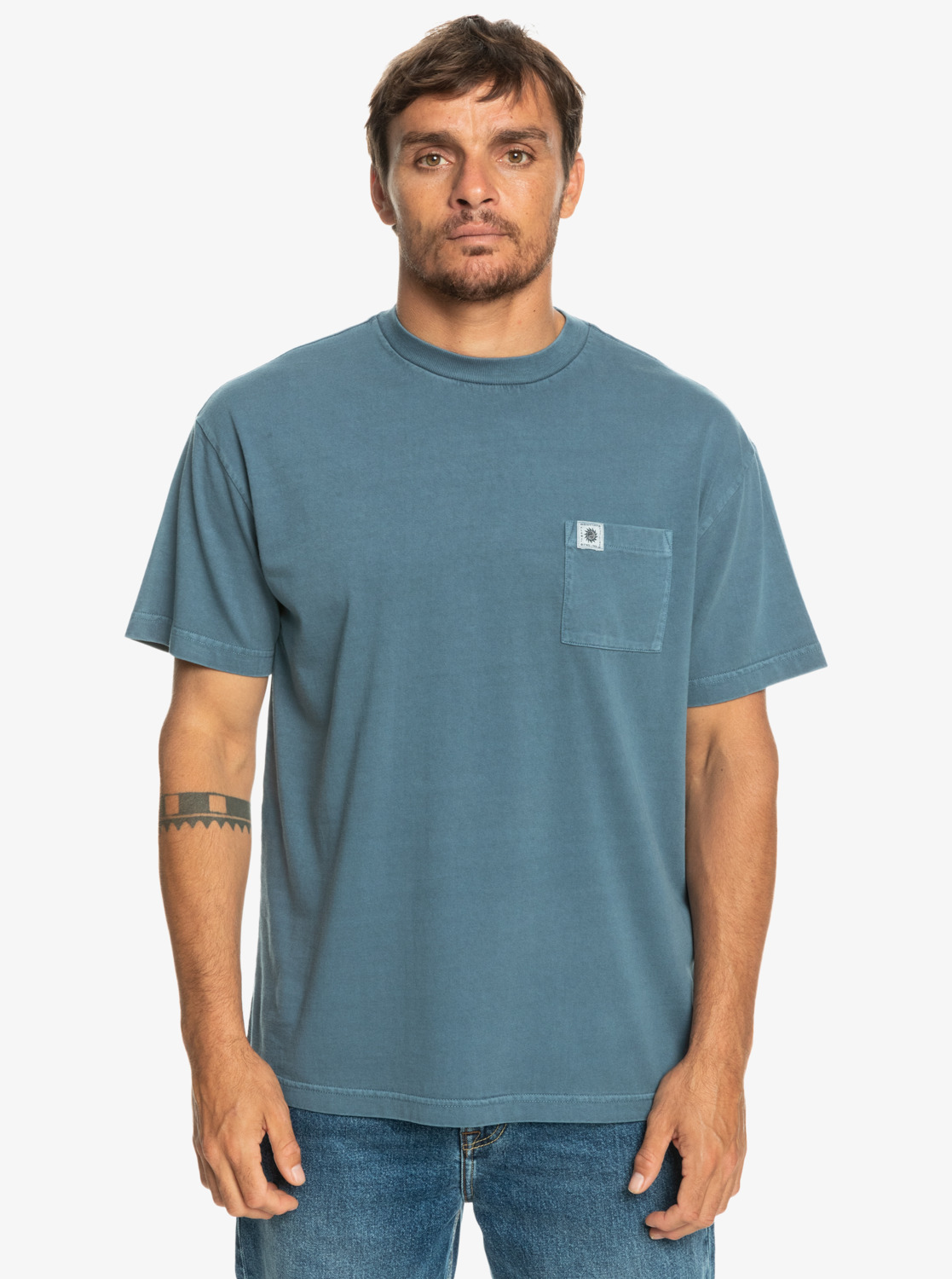 Quiksilver tričko The Natural Dye Ss bering sea Velikost: XXL