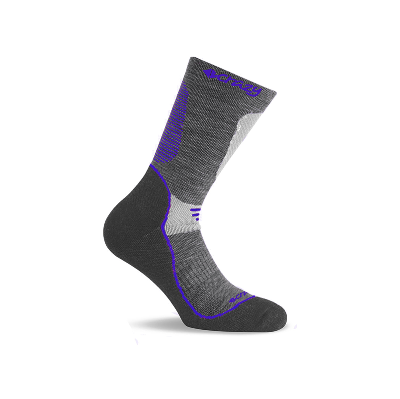 Levně Crazy Idea ponožky Trekking Socks titanium