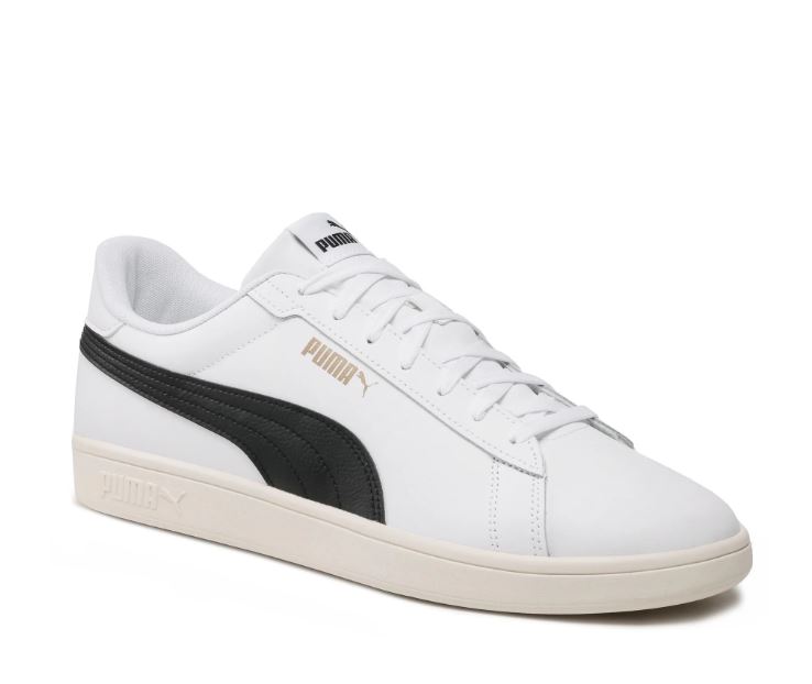 Levně Puma obuv Smash 3.0 L white black gold