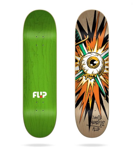 Flip deska  Gonzalez Blast 8.0"x31.5" Flip green orange Velikost: 8x32