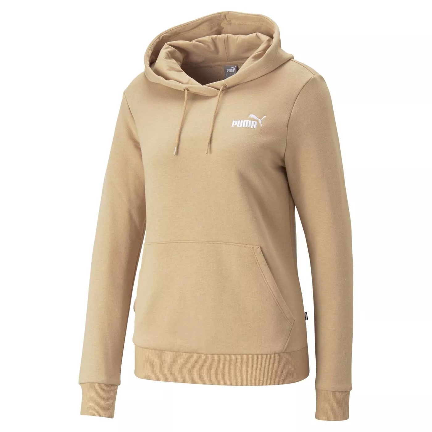 Puma mikina Ess Embroidery Hoodie Tr beige Velikost: S