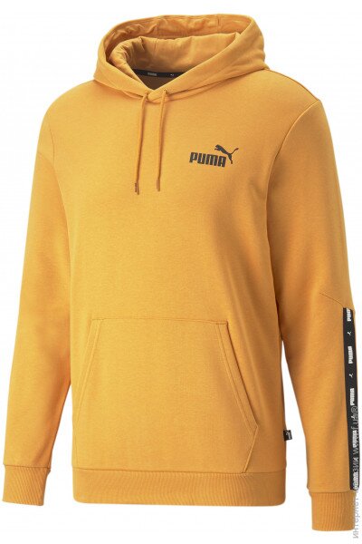 Puma mikina Ess Tape Hoodie Tr beige Velikost: M