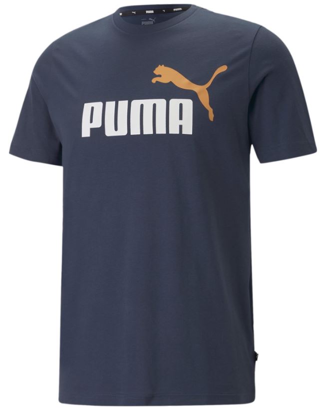Levně Puma tričko Ess 2 Col Logo Tee blue