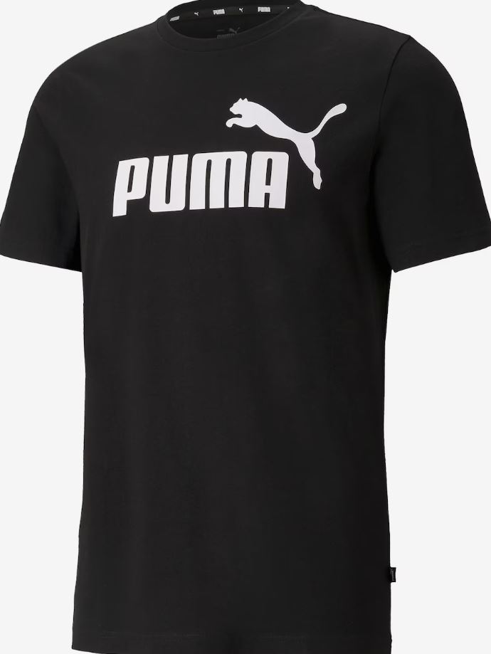 Puma tričko Ess Logo Tee black Velikost: S