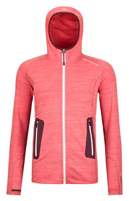 Ortovox mikina Fleece Light Hoody W wild rose Velikost: L