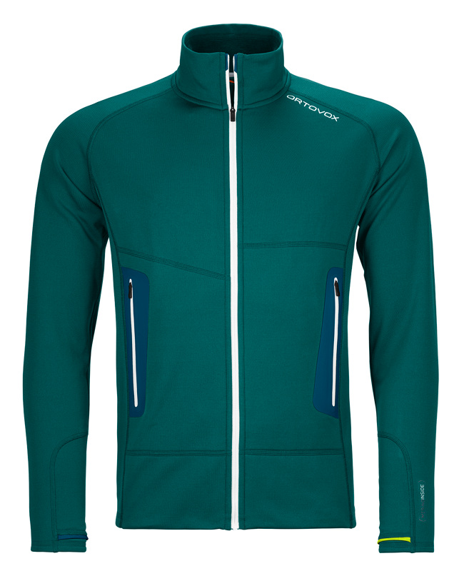 Ortovox mikina Fleece Light Jacket M pacific green Velikost: M