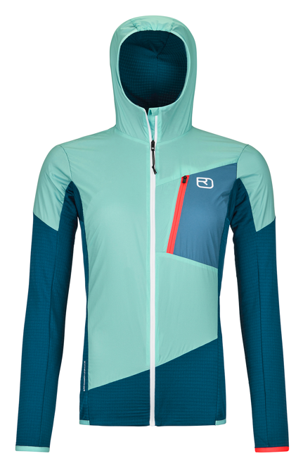 Ortovox bunda Ladiz Hybrid Jacket W petrol blue Velikost: S