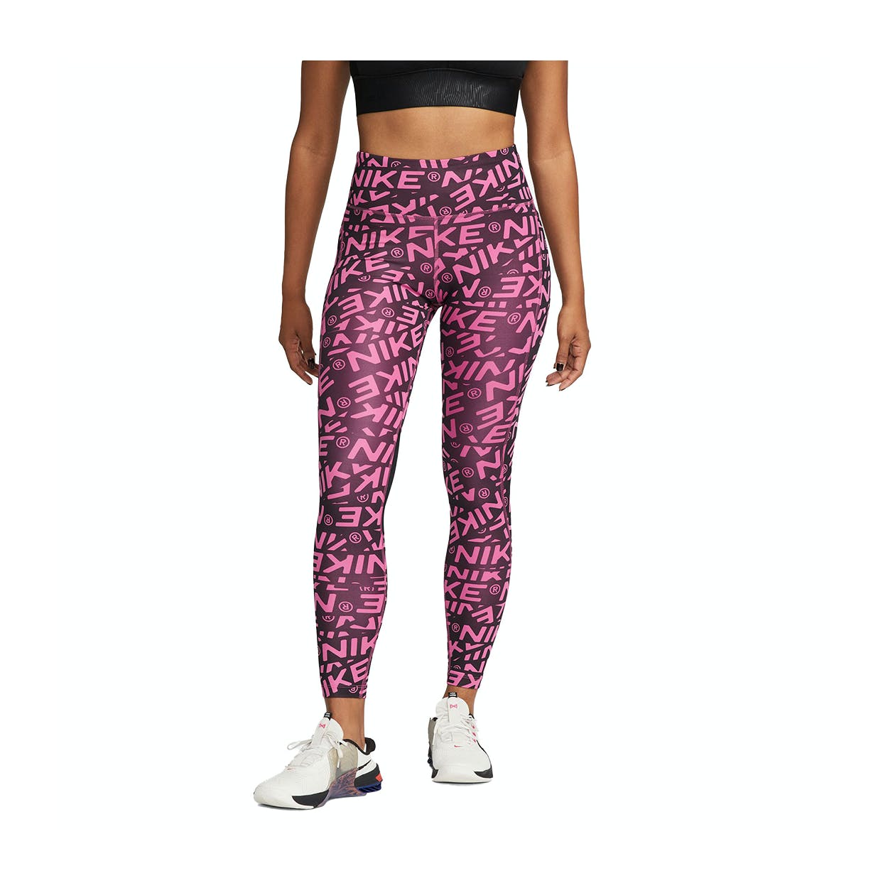 Nike legíny Dri-Fit Fast Womens Mid pink Velikost: L