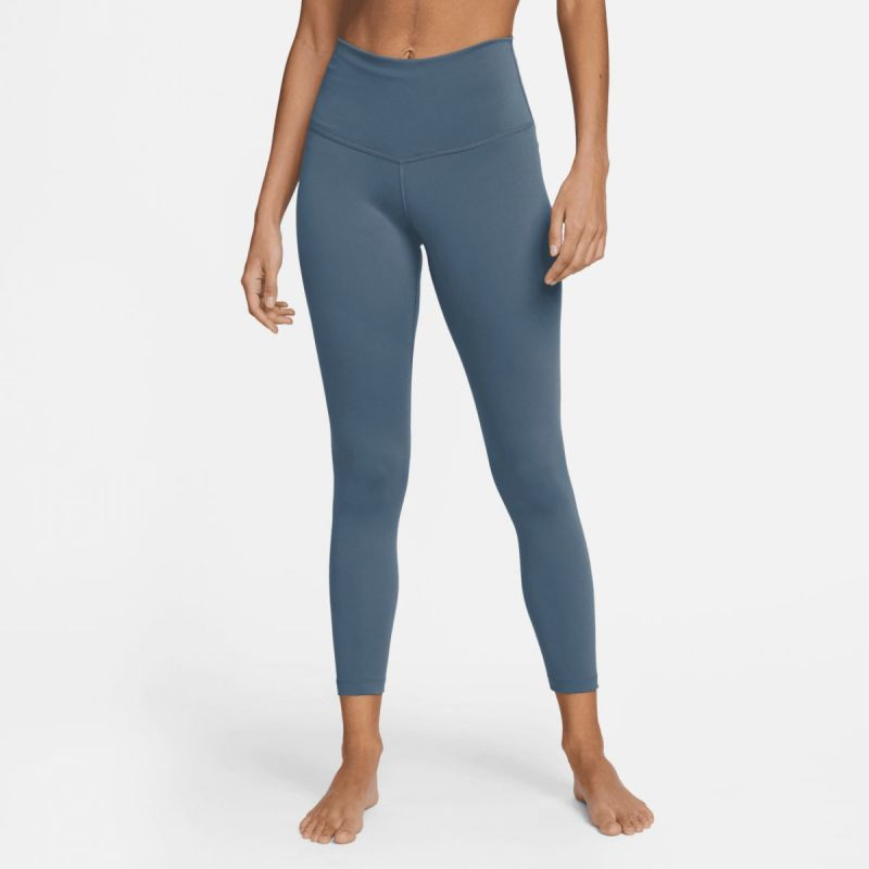 Levně Nike legíny Yoga Dri-Fit Wmn 7/8 blue