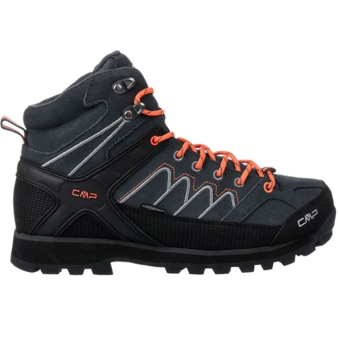 Levně CMP obuv Moon Mid Trekking Shoes Wp grey orange