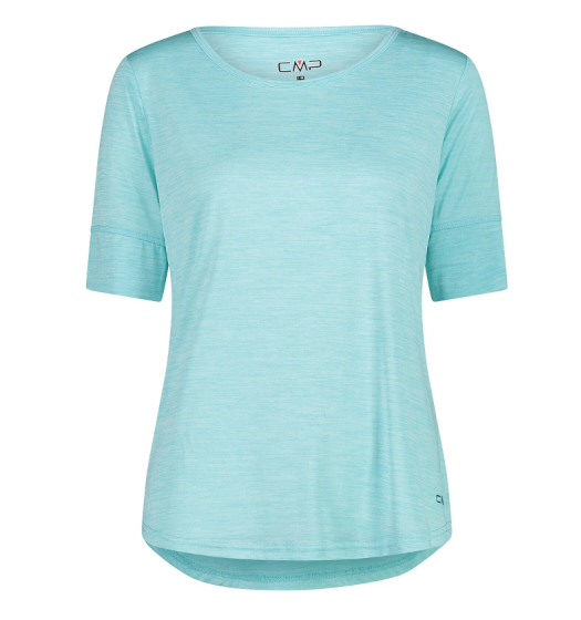 CMP tričko Woman T-Shirt aqua Velikost: 40