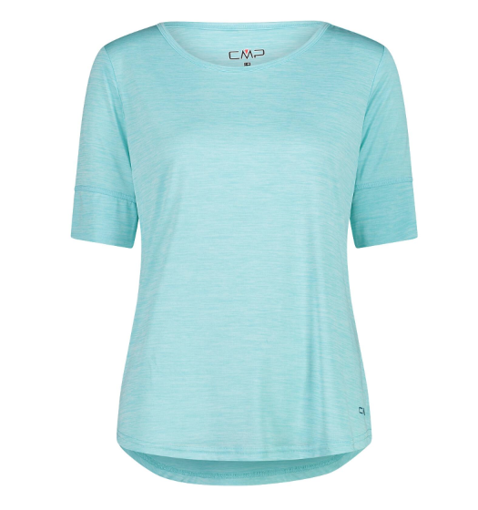 CMP tričko Woman T-Shirt aqua Velikost: 38