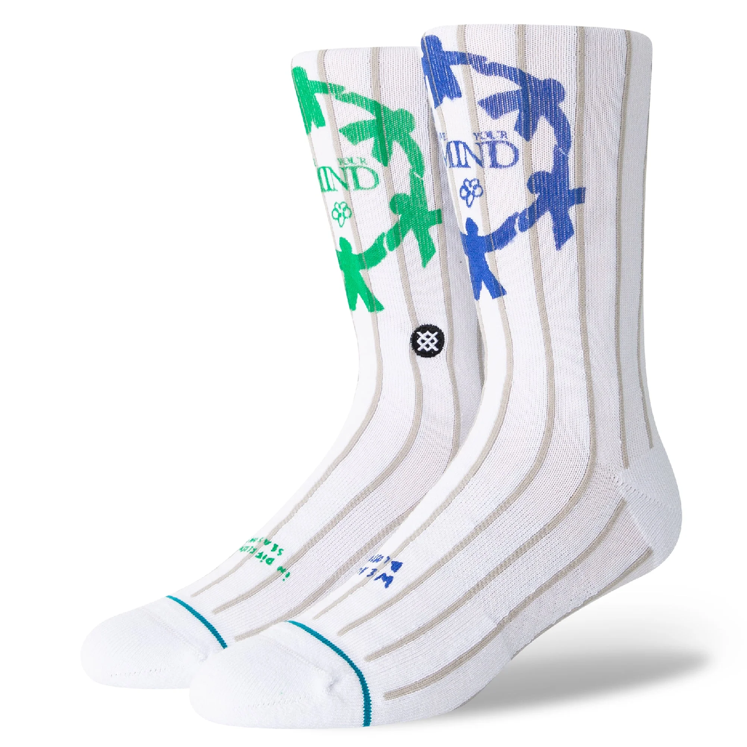 Stance ponožky Love Your Mind white Velikost: M