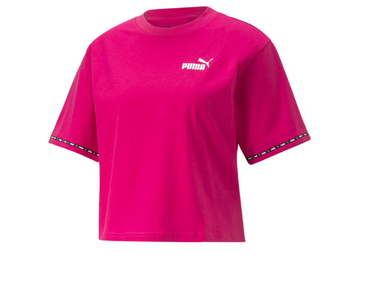 Puma tričko Power Tape Tee pink Velikost: L