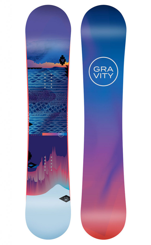 Gravity - snowboard Gravity Voayer purple Velikost: 150