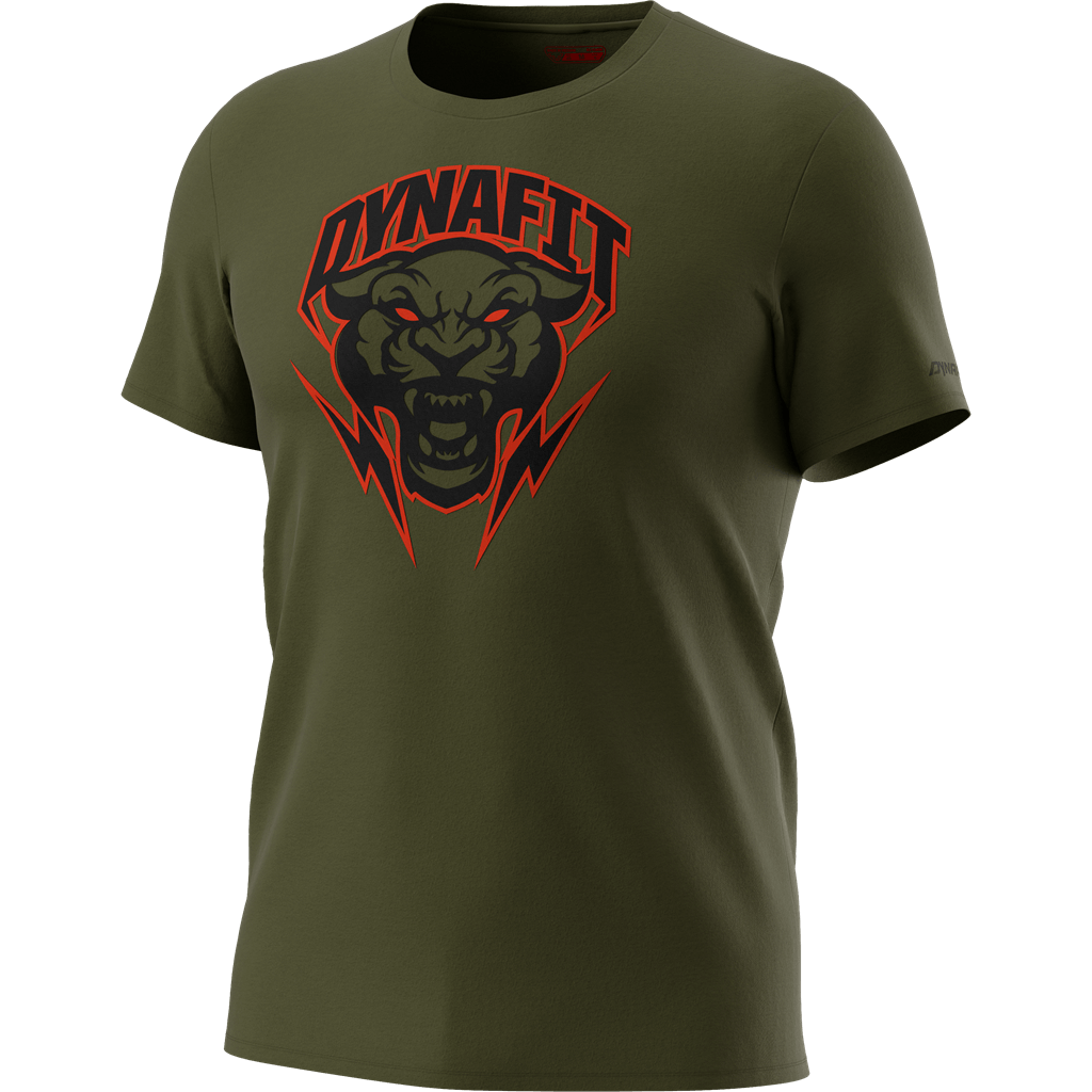 Dynafit tričko Graphic Cotton olive night Velikost: M