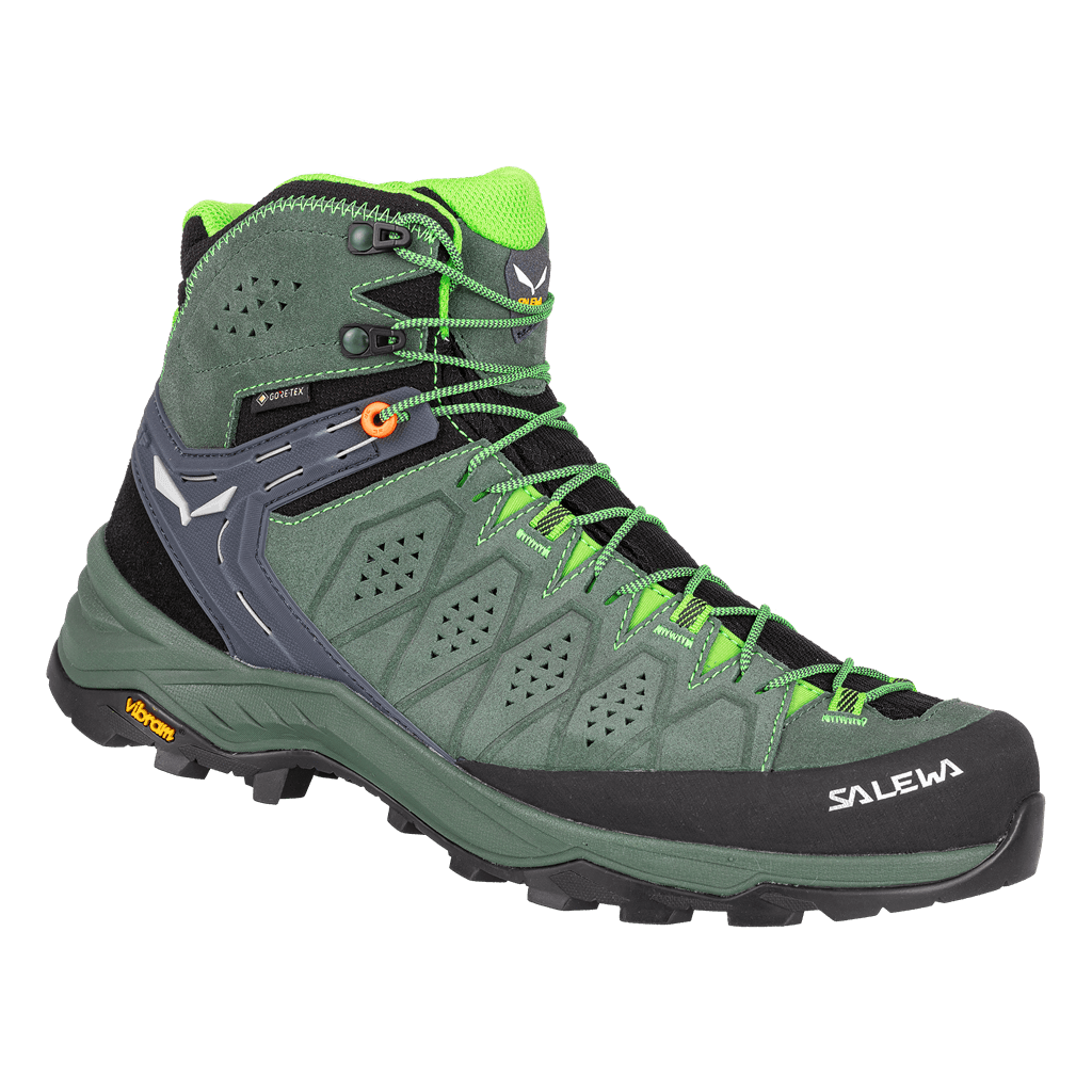 Salewa obuv Ms Alp Trainer 2 Mid Gtx raw green Velikost: 11.5