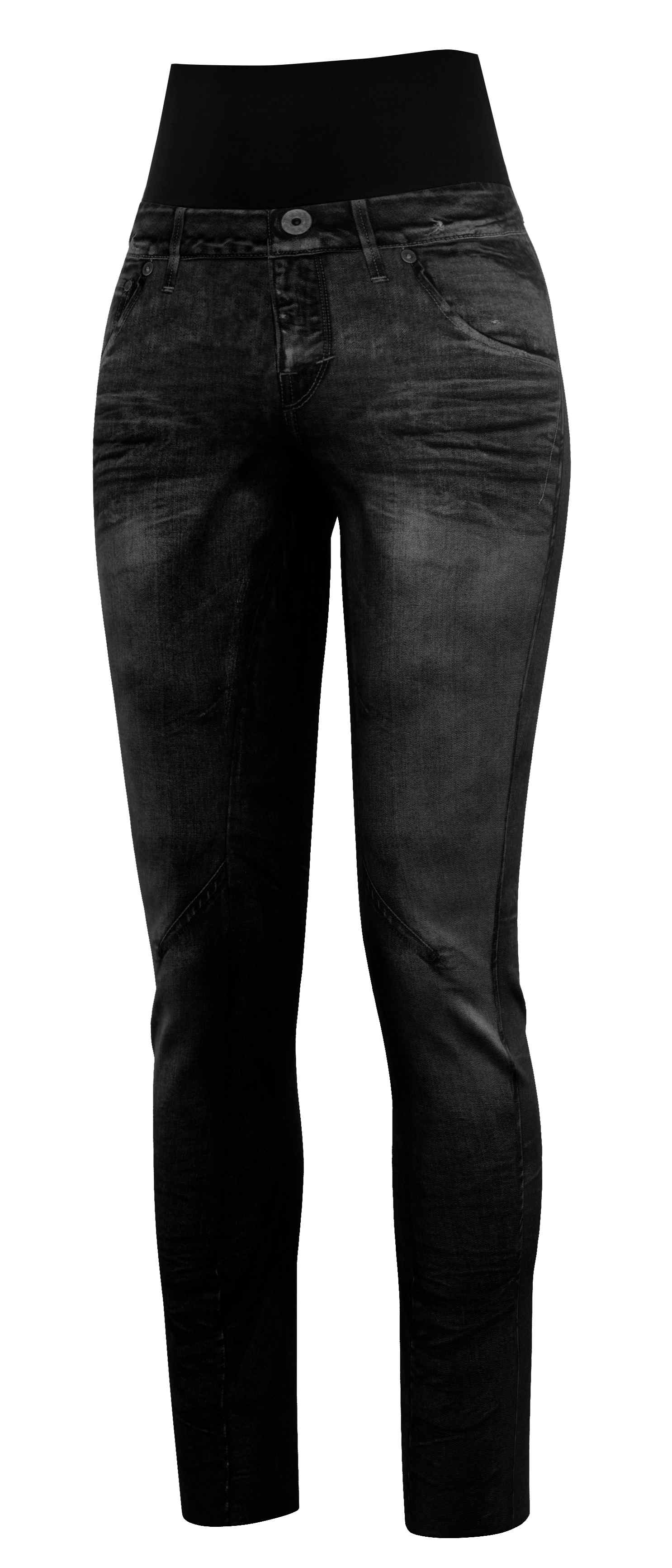 Levně CRAZY IDEA Crazy kalhoty Sound print jeans black