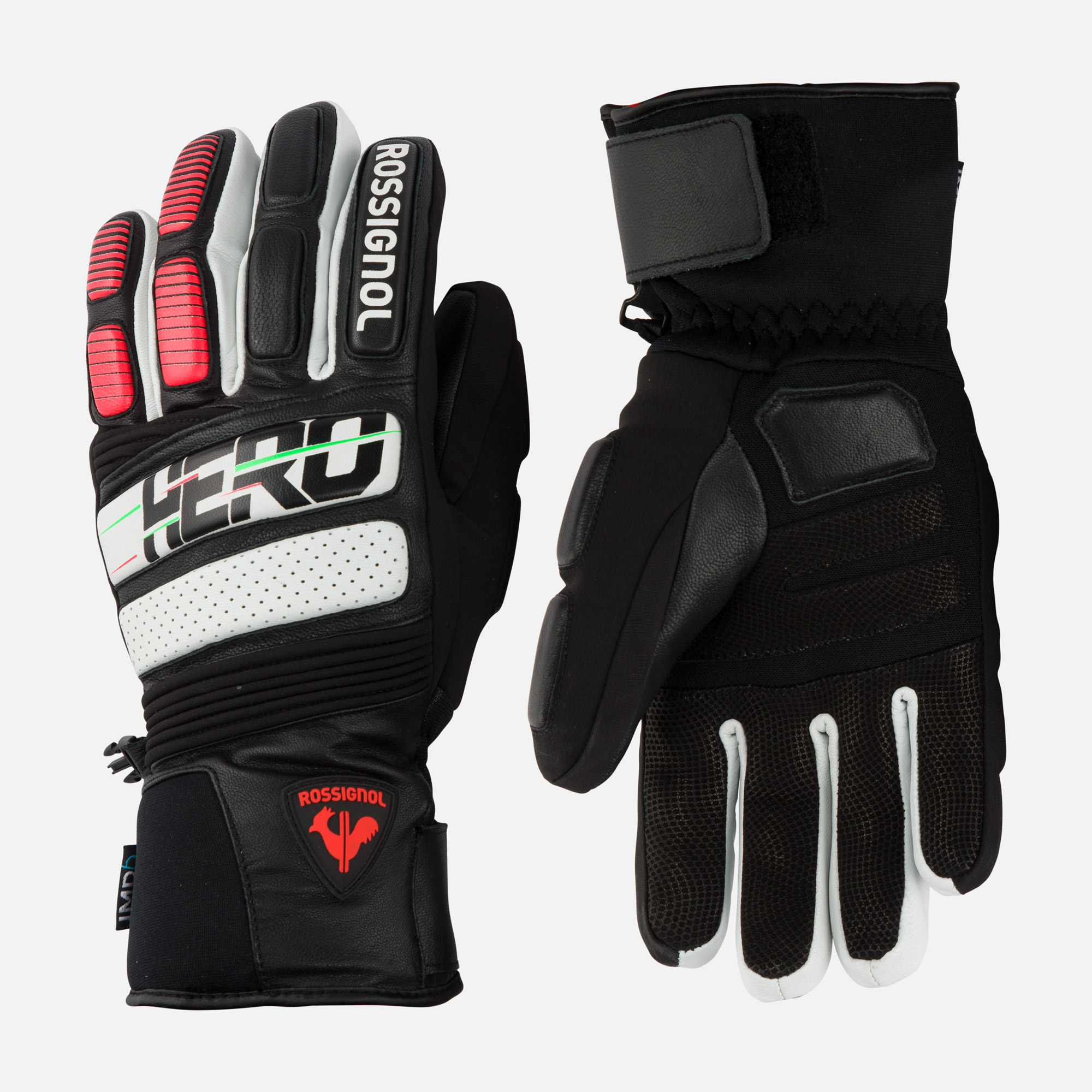 Rossignol rukavice Hero Expert Lth Impr black Velikost: M