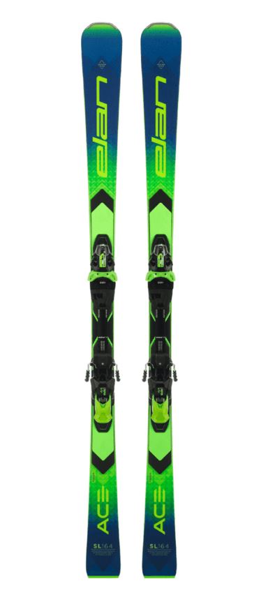 Levně Elan lyže Ace Sl Fusion X + Emx 11 green blue 23/24