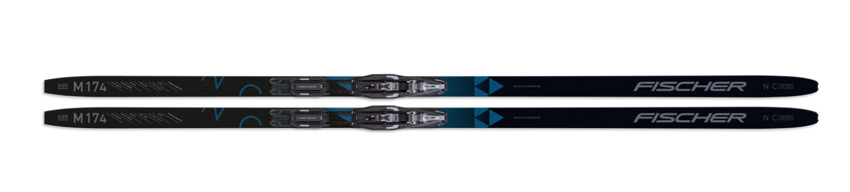 Fischer lyže Twin Skin Cruiser Ef black blue 23/24 Velikost: 164