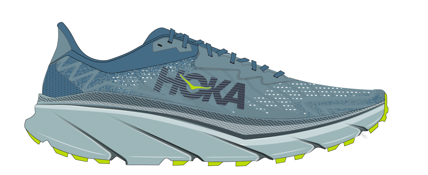 Levně Hoka One One obuv Challenger Atr 7 Wide stone blue