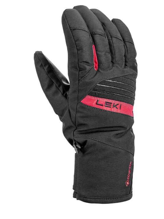 Levně Leki rukavice Space Gtx black red