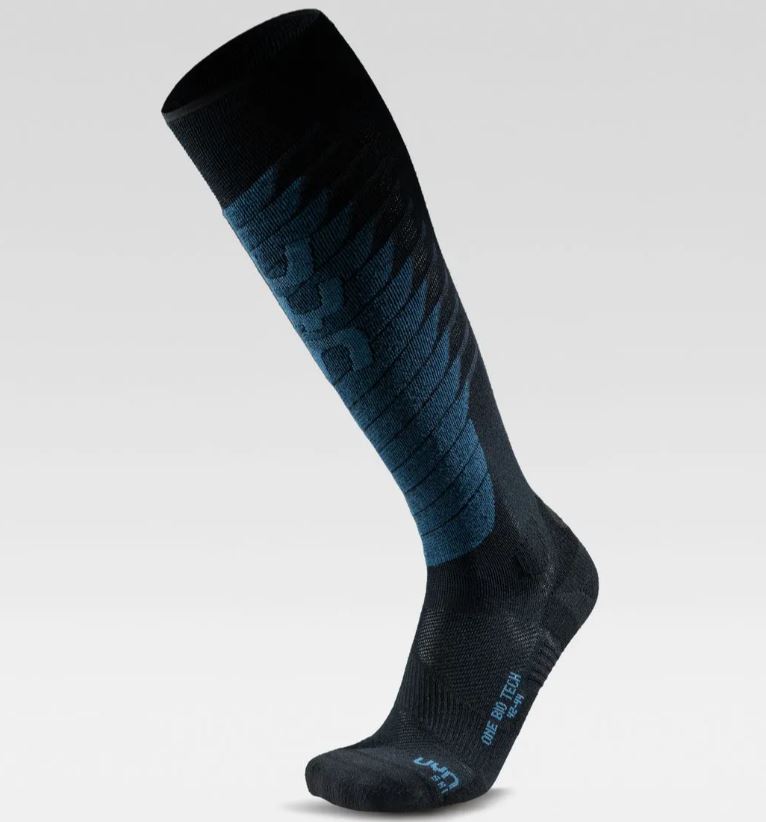 UYN ponožky Man Ski One Biotech Socks black blue Velikost: 39-41