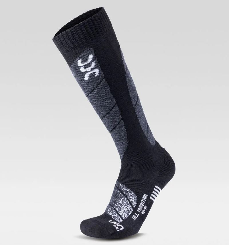UYN ponožky T Ski All Mountain Socks black white Velikost: 42-44