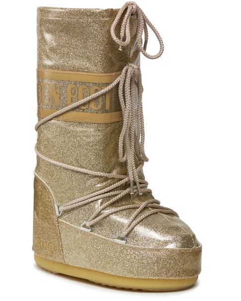 Moon Boot  sněhule Icon Glitter gold Velikost: 39-41
