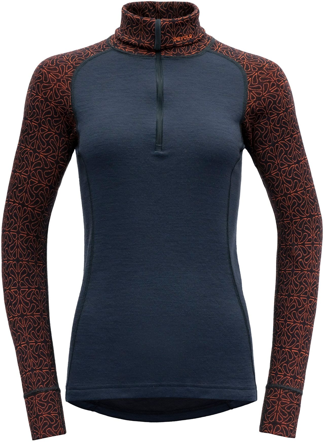 Devold tričko Duo Active Merino 205 Z Neck W ink Velikost: M