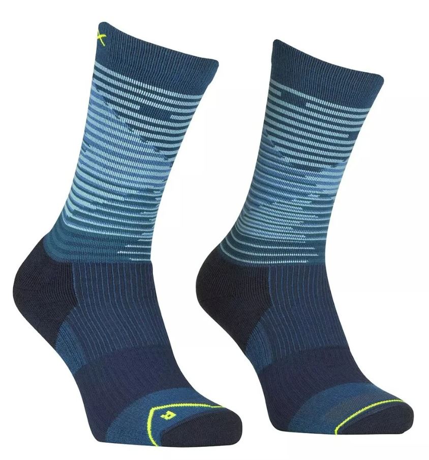 Levně Ortovox ponožky All Mountain Mid Socks M petrol blue