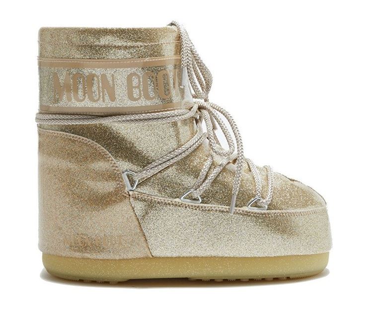 Levně Moon Boot sněhule Icon Low Glitter gold