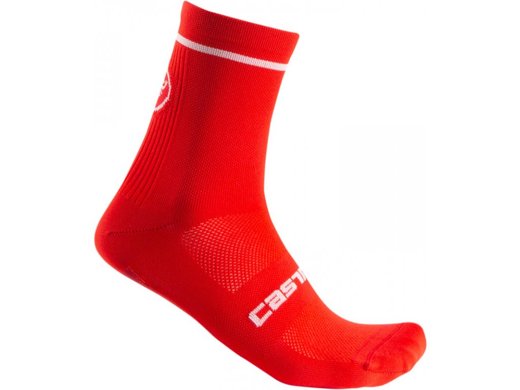 Castelli ponožky Entrata 13 red Velikost: L-XL