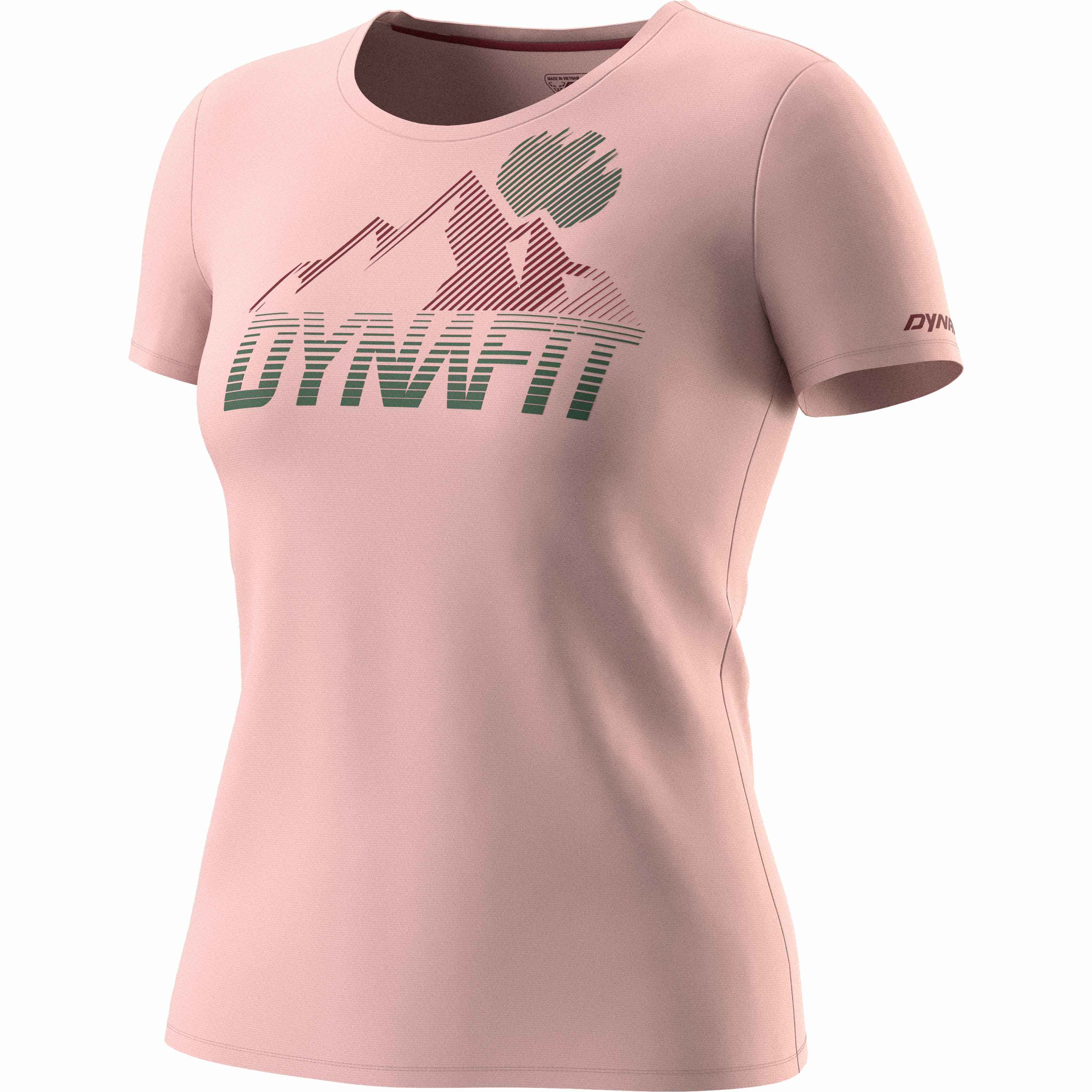 Dynafit tričko Transalper Graphic W pale rose Velikost: XS