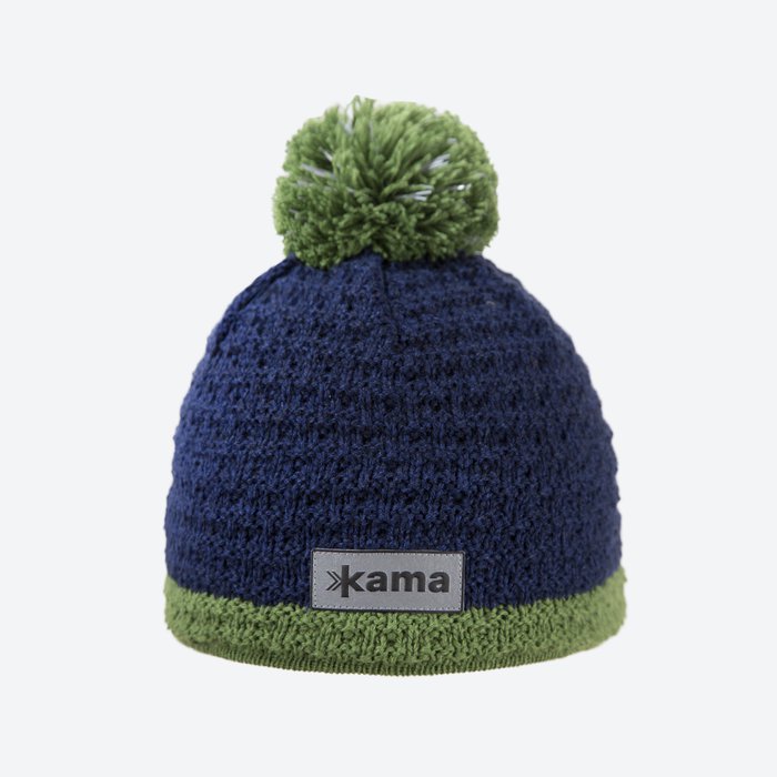 Levně Kama - čepice Merino B71 navy blue