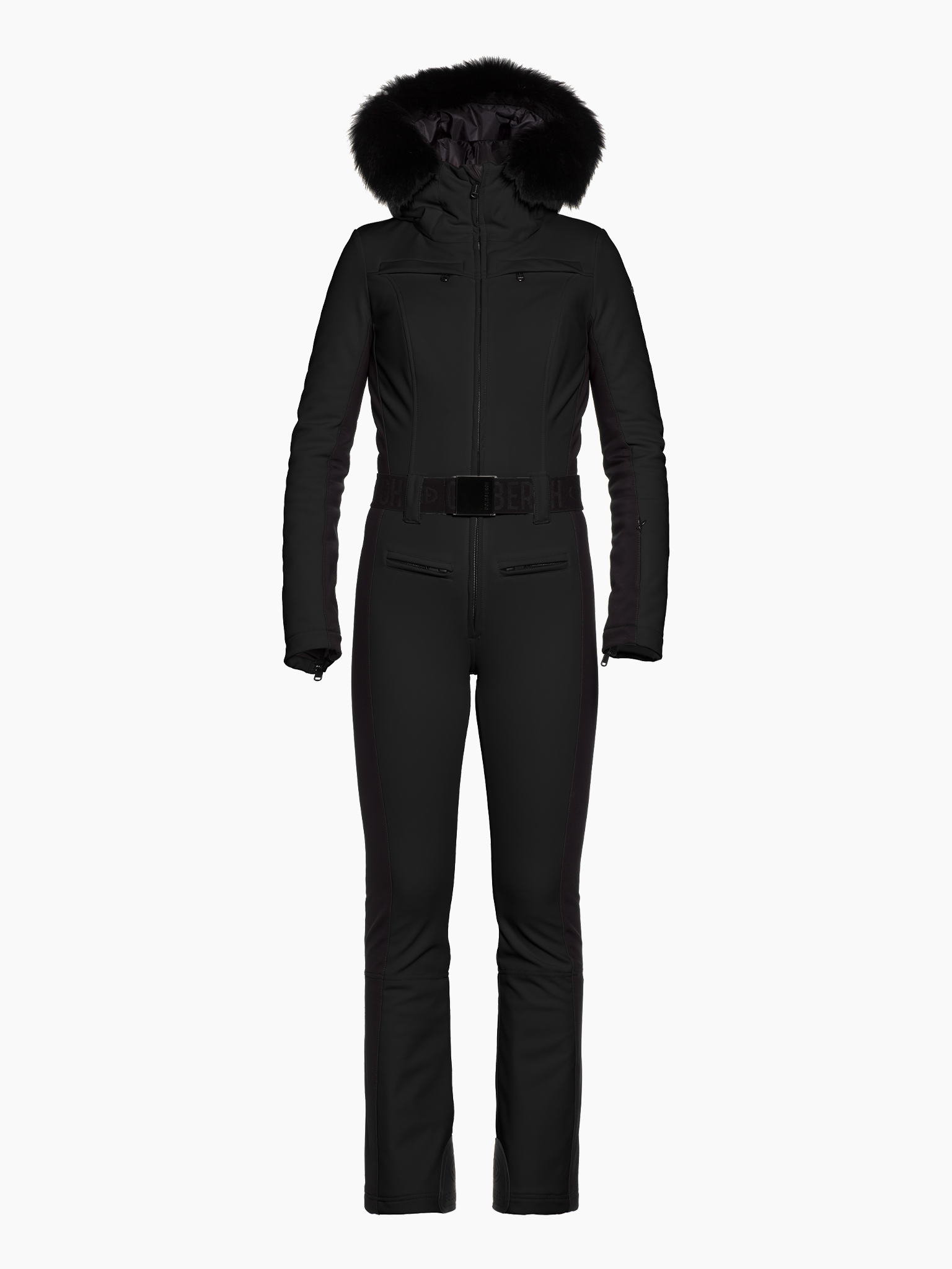 Goldbergh overal Parry Long Faux Border Ski Suit black Velikost: 36