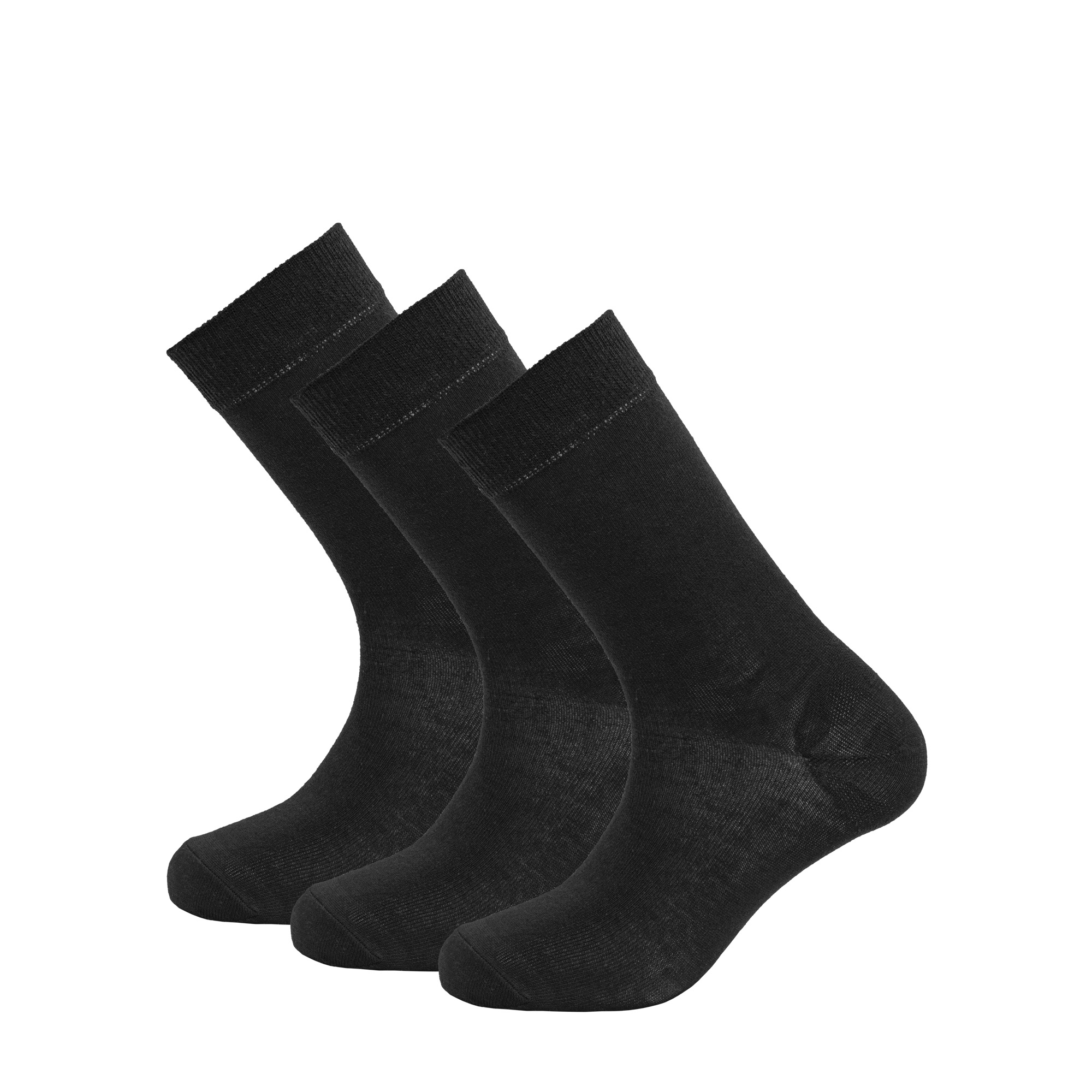 Devold ponožky Daily Merino Light Sock 3Pk black Velikost: 41-46